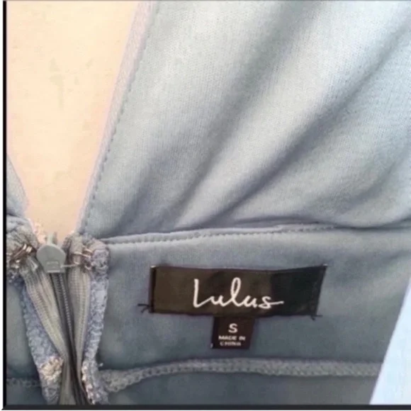 Lulu’s Delightful Occasion Blue Tulle Maxi Dress - Picture 3 of 5